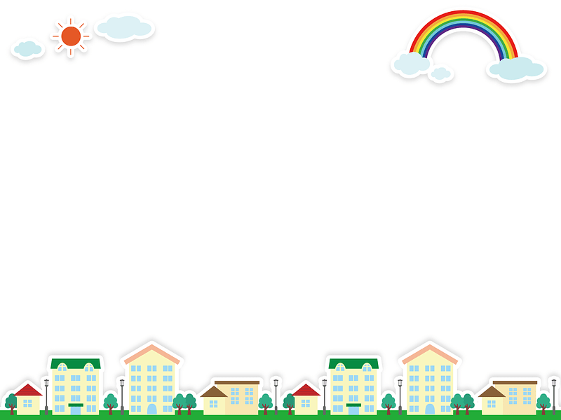 Rainbow Town Frame