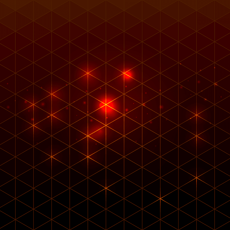 Red Light Triangle Background