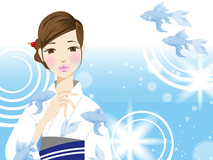 Yukata Woman Goldfish