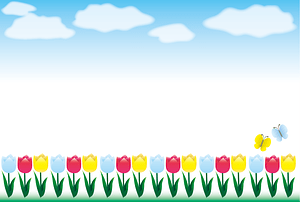 Tulips Sky Frame