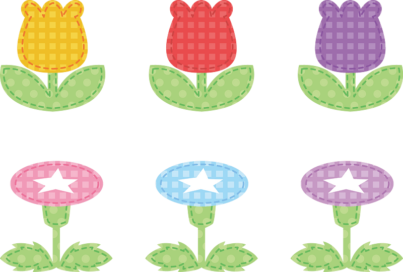 Applique Morning Glory Tulip