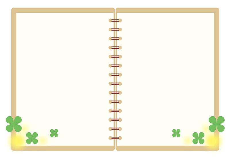 Note Four Leaf Clover