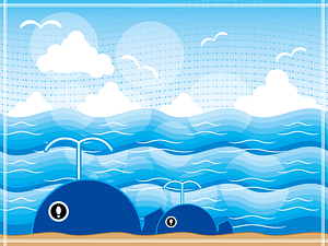 Whales Sea