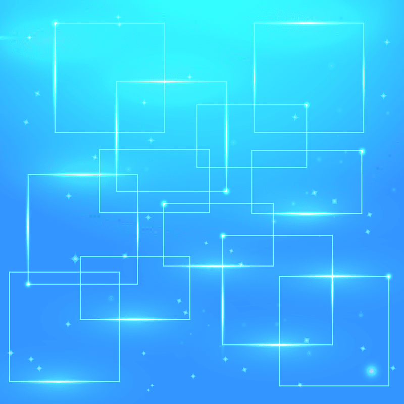Frame Blue Background