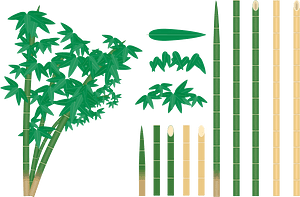 Bamboo Parts - Free vector images on creazilla.com