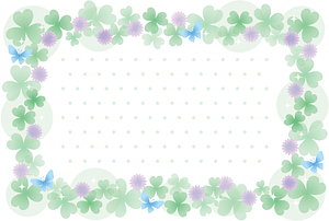 Clover Butterfly Frame