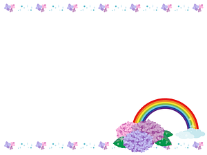 Hydrangea Rainy Season Frame