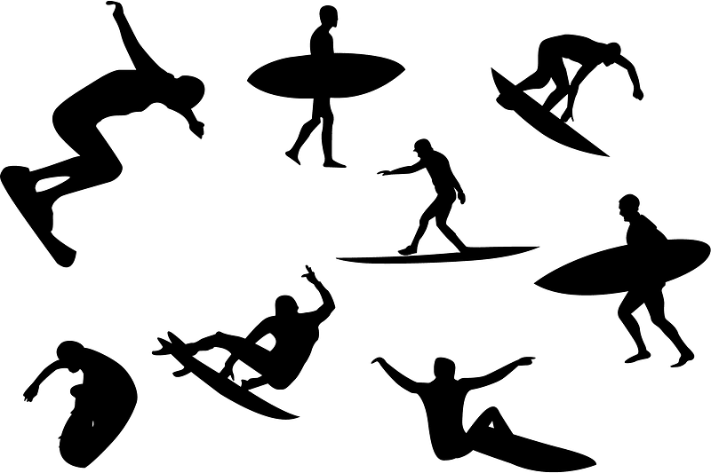Surfer Silhouette