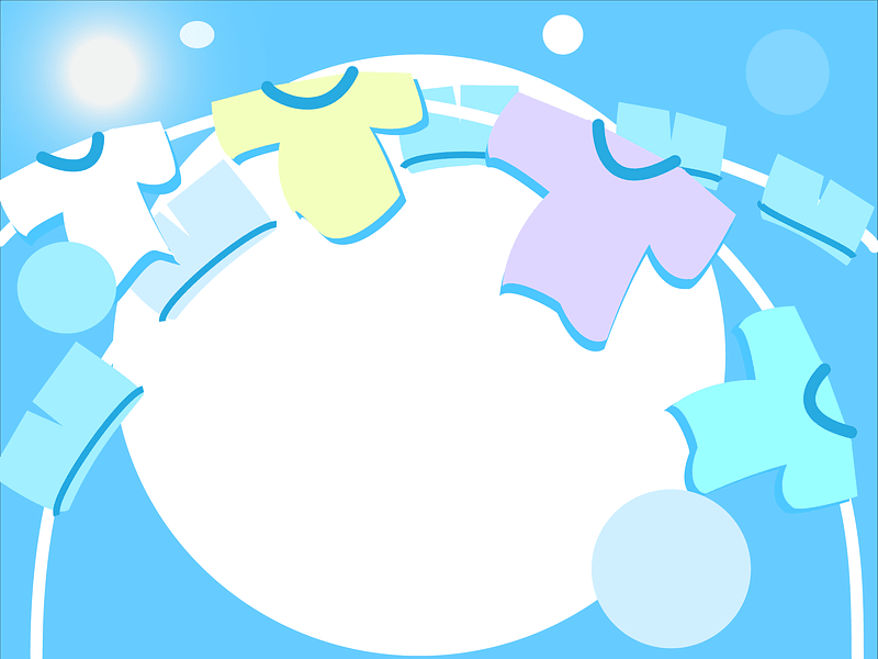 Hanging Laundry Background