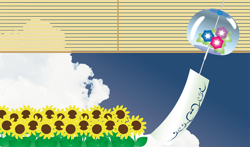 Sunflower Wind Chime