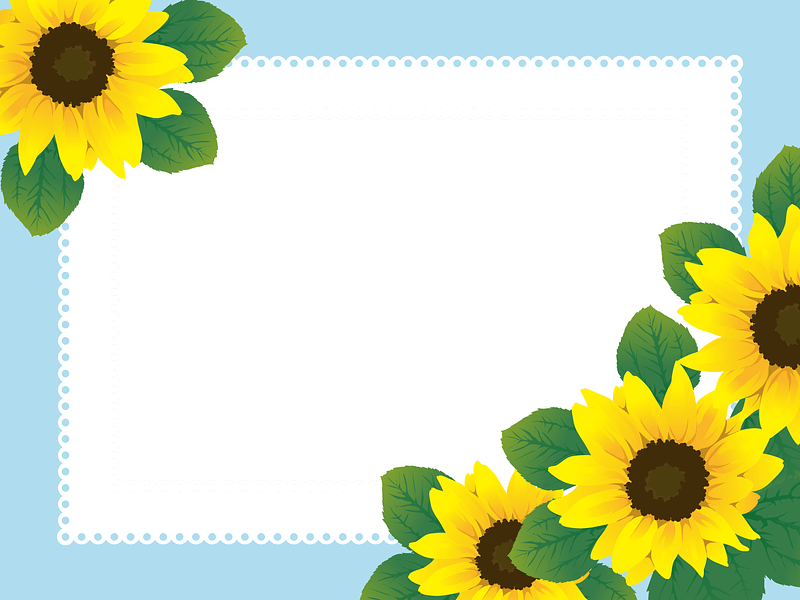 Sunflower Lace Frame