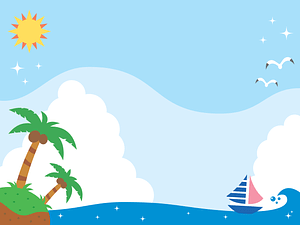 Tropical Island Sea
