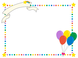 Balloon Dots Frame