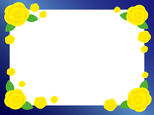 Yellow Roses Frame