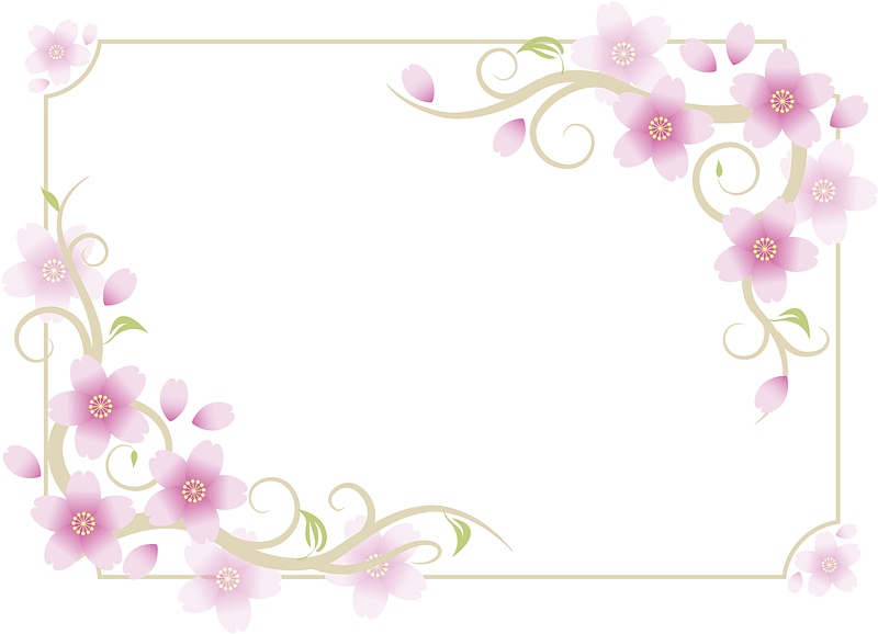 Cherry Blossoms Frame
