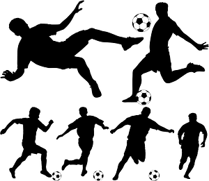 Soccer Player Silhouette
