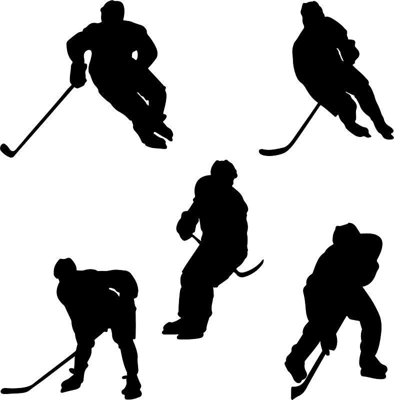 Ice Hockey Silhouette