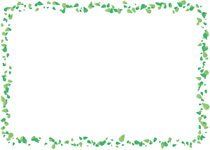 Green Leaves Frame