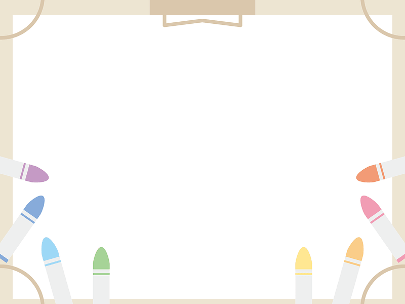 Drawing Board Crayon Frame