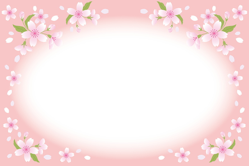 Cherry Blossoms Frame