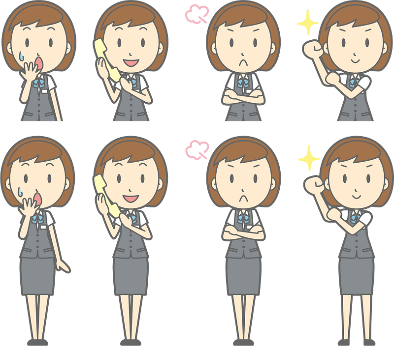 Office Lady - Free vector images on creazilla.com