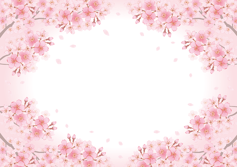 Cherry Blossoms Frame