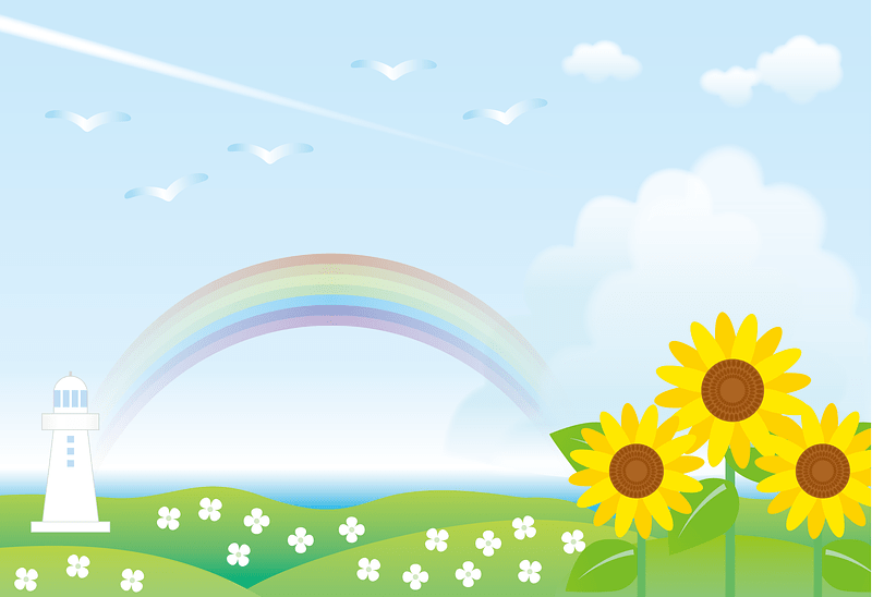 Rainbow Sunflower