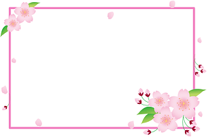 Cherry Blossoms Frame