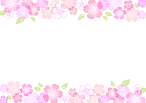 Cherry Blossoms Frame