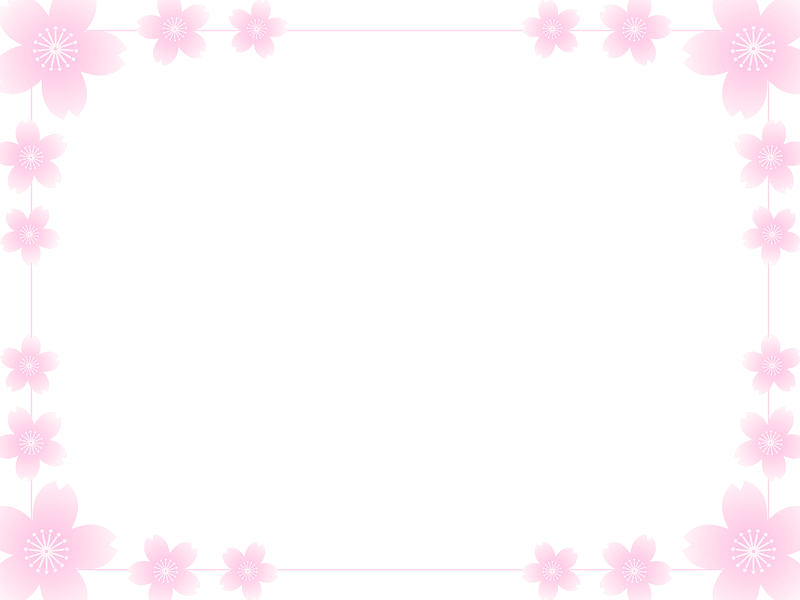 Cherry Blossoms Frame