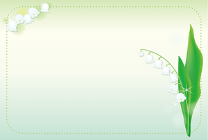 Lily Of The Valley Frame