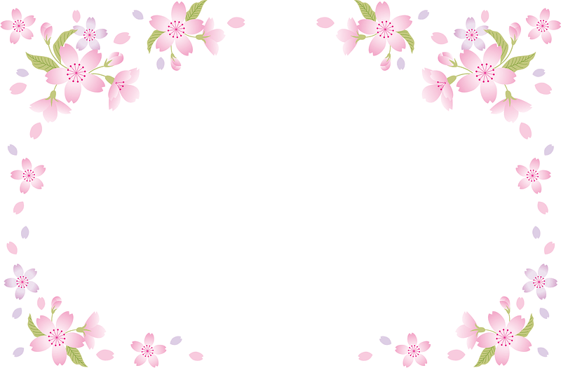 Cherry Blossoms Frame