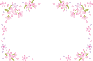 Cherry Blossoms Frame