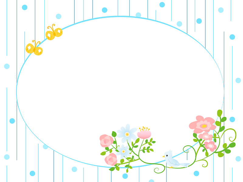 Rain Flower Frame