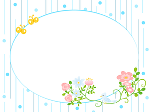 Rain Flower Frame