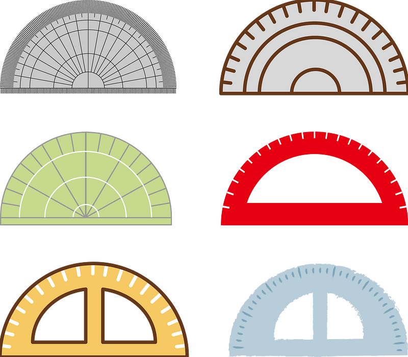 Protractor Stationery