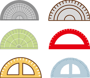 Protractor Stationery