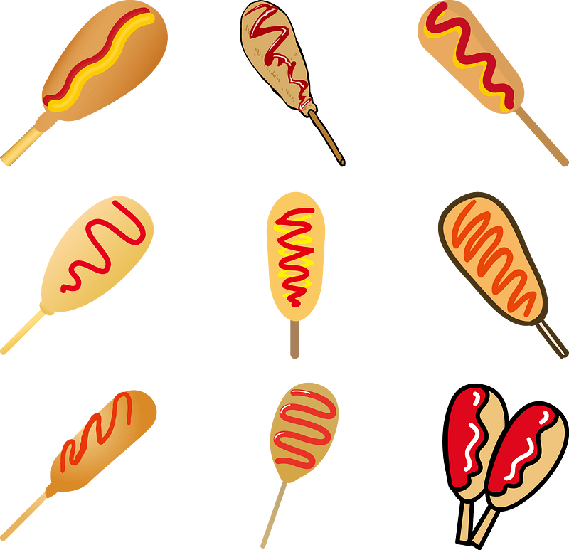 Corn Dog - Free vector images on creazilla.com