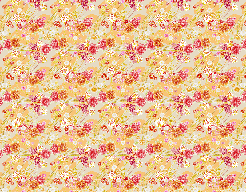Peony Japanese Pattern