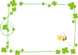 Clover Bee Frame