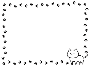 Paw Print Frame