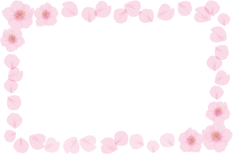 Cherry Blossoms Frame