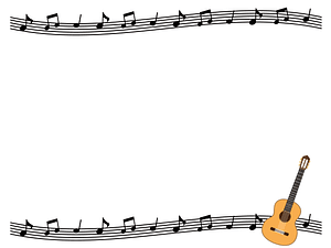 Guitar Music Frame