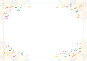 Music Notes Frame