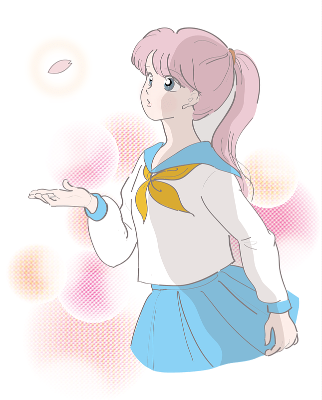 Girl Cherry Blossom