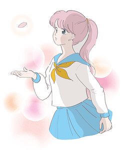 Girl Cherry Blossom