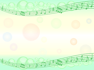 Music Bubble Frame