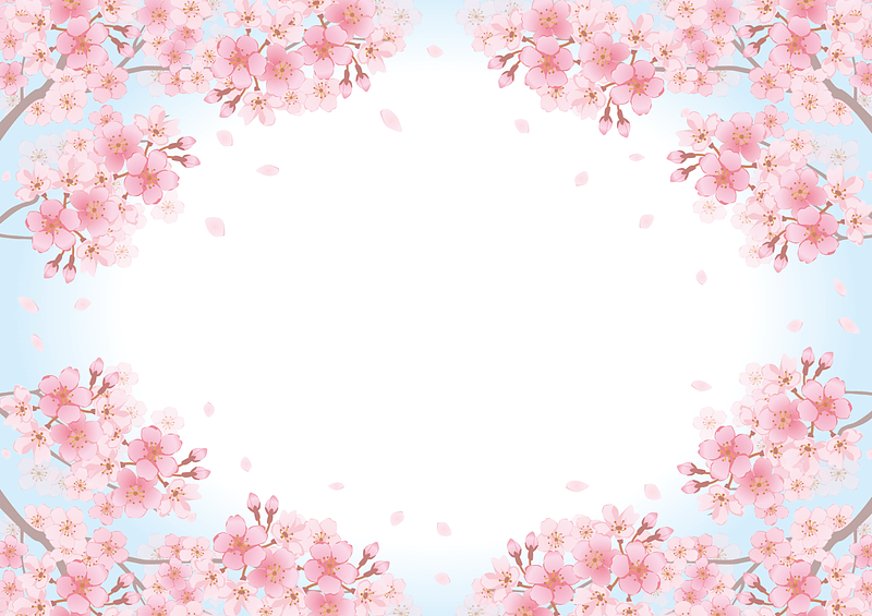 Cherry Blossoms Frame