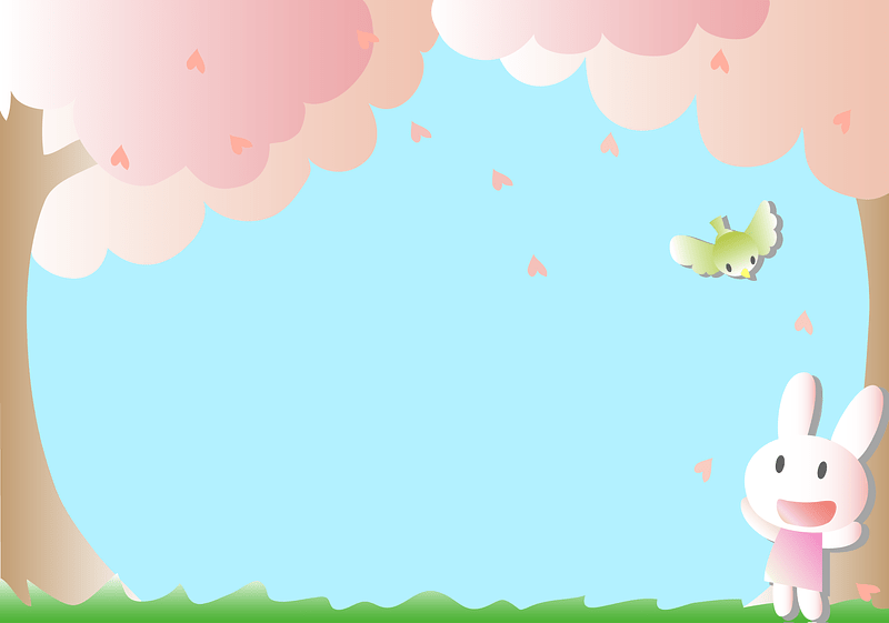 Cherry Blossoms Rabbit