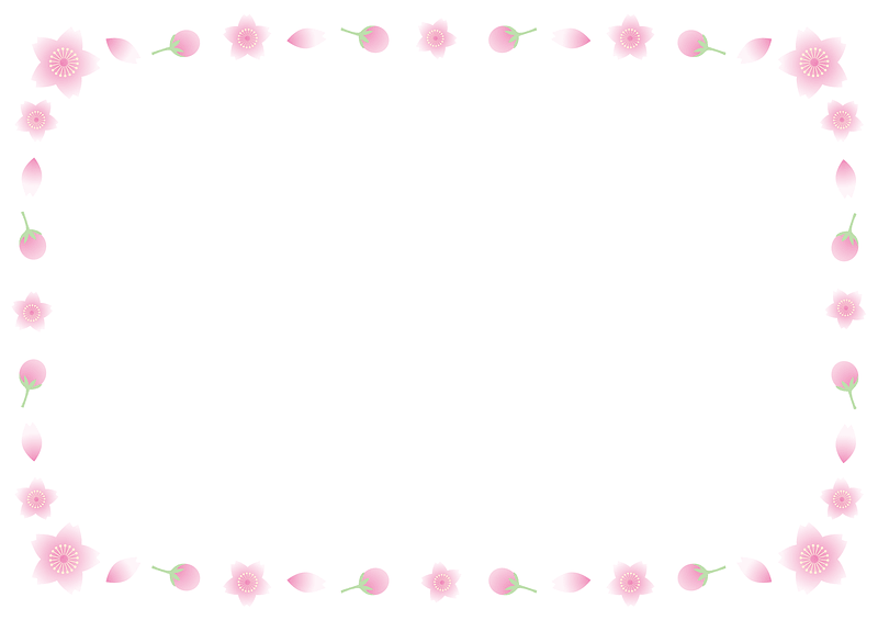 Cherry Blossoms Frame